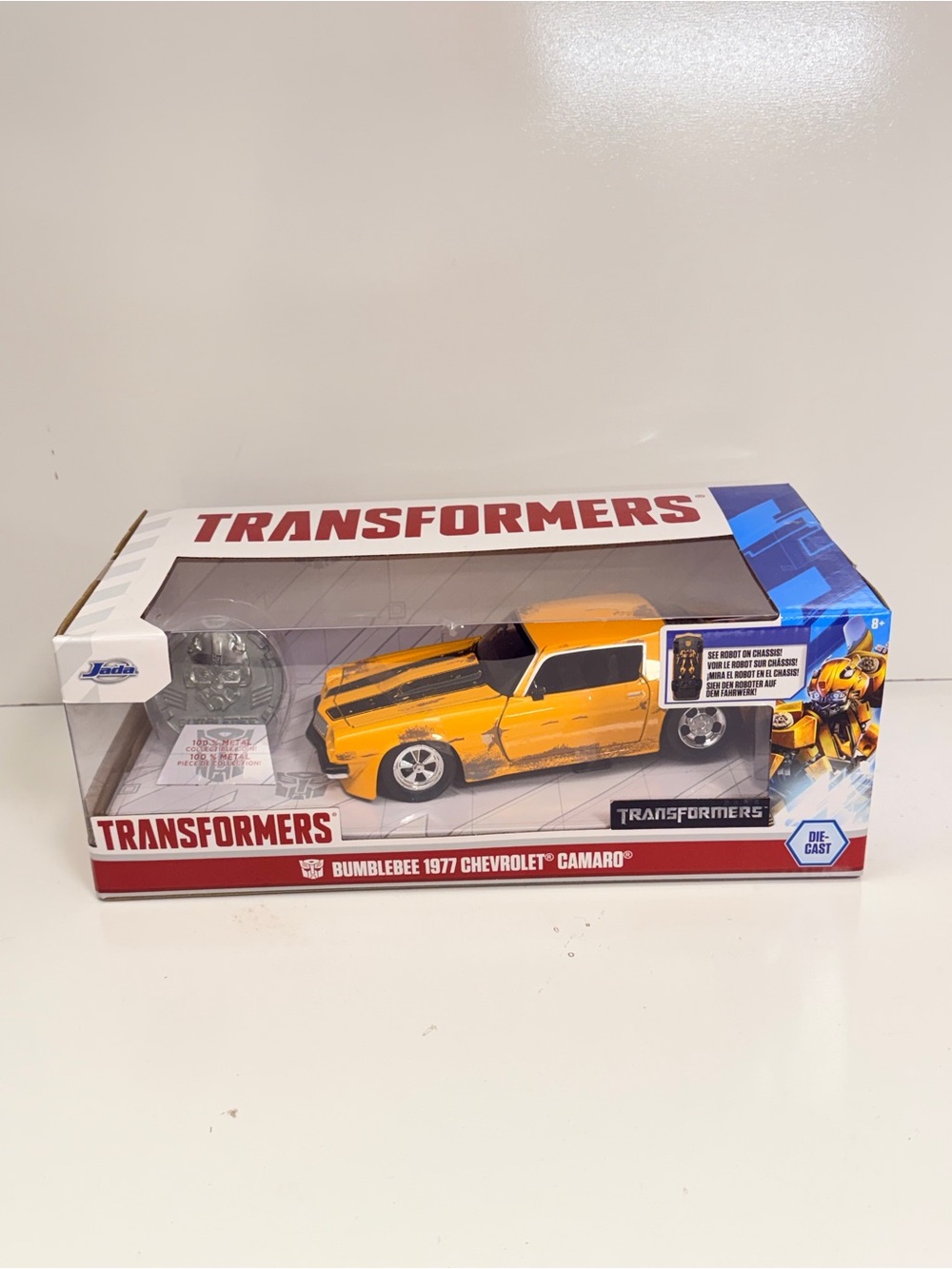 Jada marvel Bumblebee 1977 Chevrolet Camaro Die-Cast Toy - Yellow